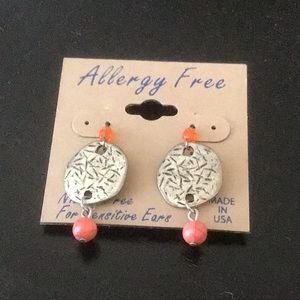 Pierced earrings - allergy free